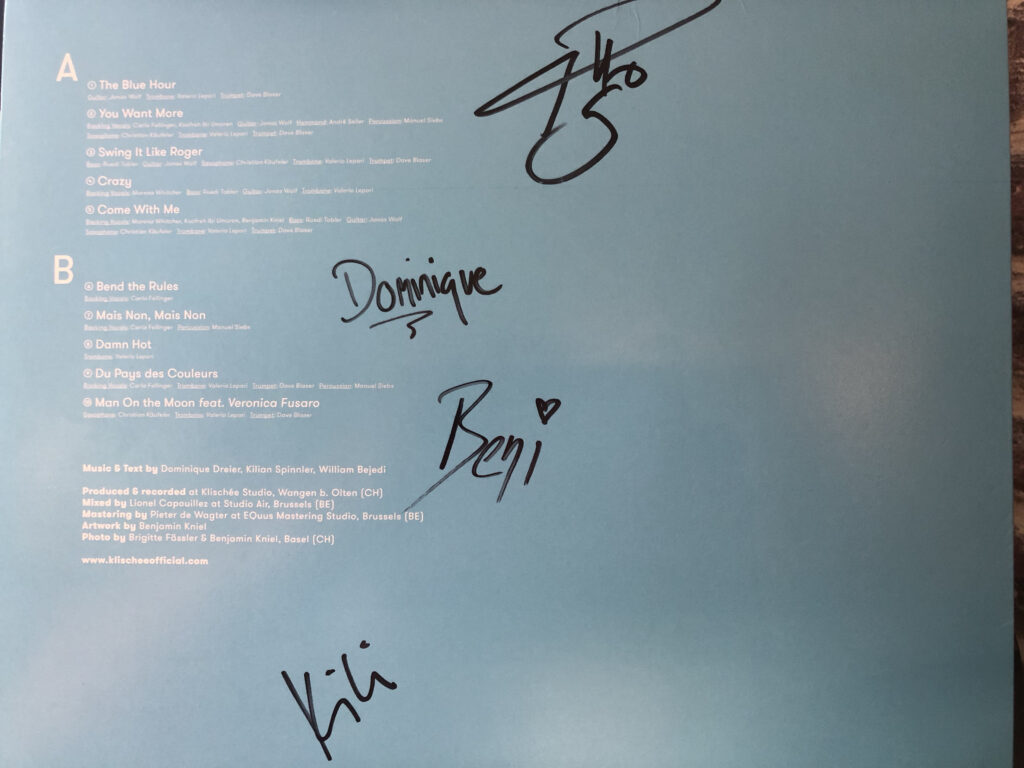 Klischee  bend the rules vinyl rear signed