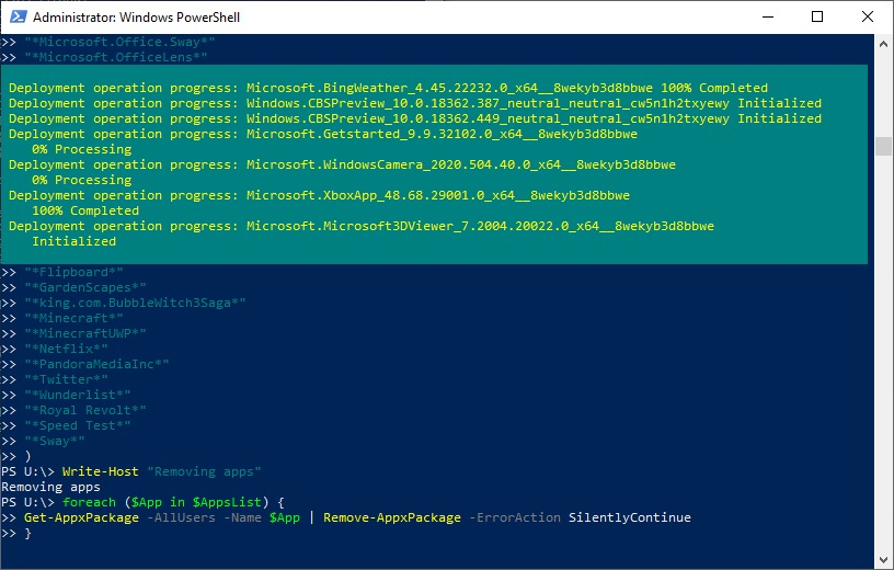 powershell