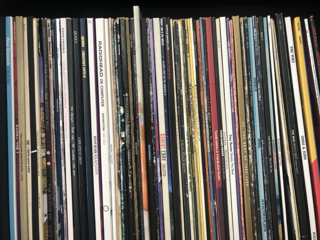 vinyl, spines
