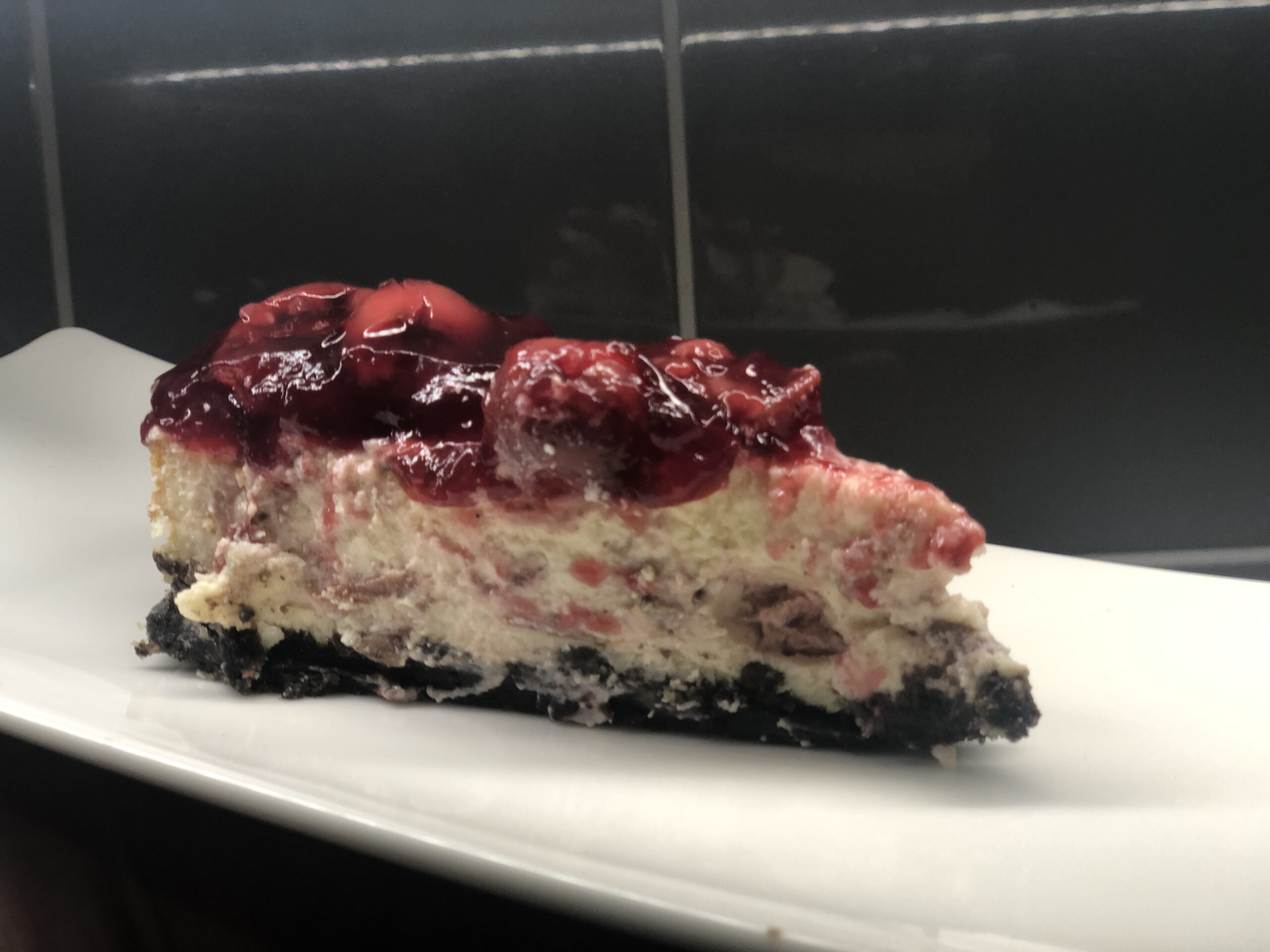 cherry cheesecake