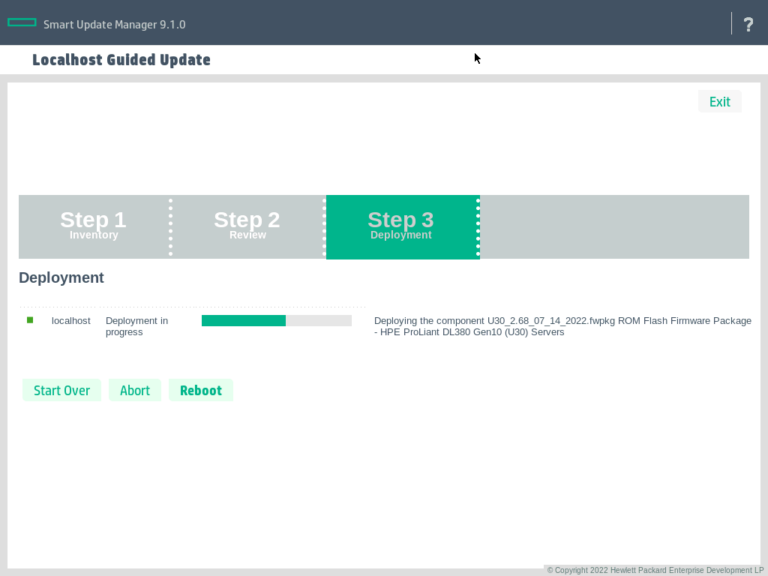 HPE SPP 2022.09.01.00